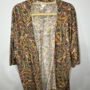 LulaRoe cardigan short‎ sleeve medium